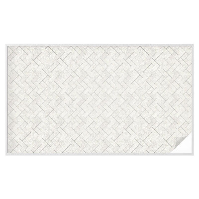 Sichtschutz Klebefolie Buntglasoptik Fischgrätmuster