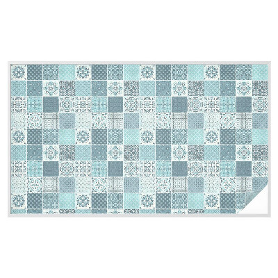 Sichtschutzfolie Fenster Buntglasoptik Boho-Fliesen