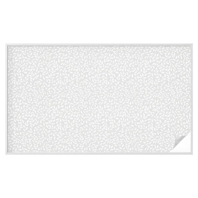 Sichtschutz Klebefolie Buntglasoptik Blattmuster