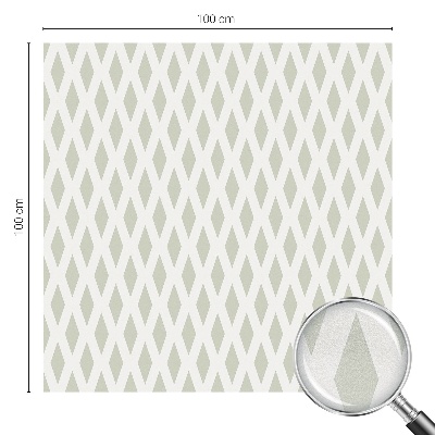 Fensterfolie Sichtschutz Rautenmuster