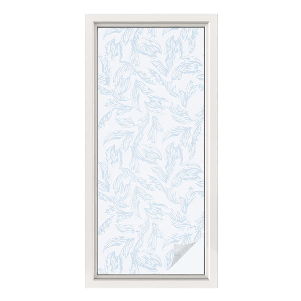 Folie für Fenster blickdicht ätherische Blätter