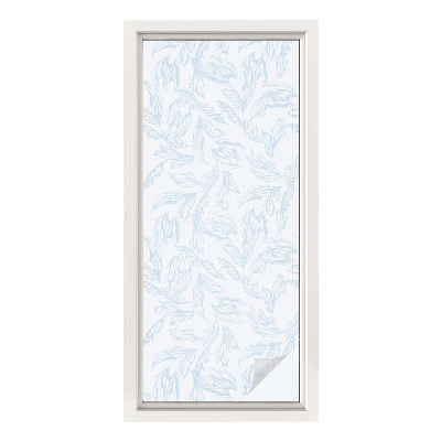 Folie für Fenster blickdicht ätherische Blätter