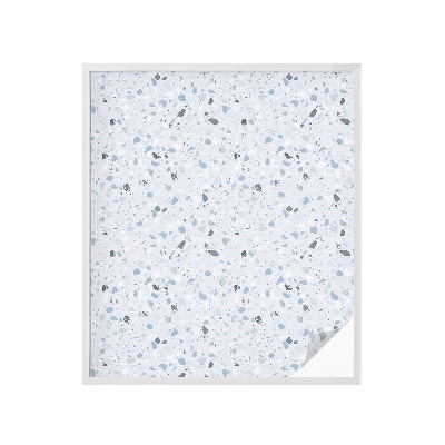 Sichtschutzfolie Fenster Buntglasoptik Modernes Mosaik