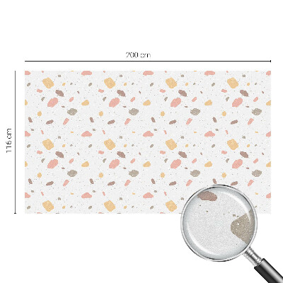 Klebefolie Fenster Sichtschutz Abstrakter Terrazzo