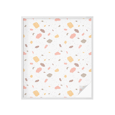 Klebefolie Fenster Sichtschutz Abstrakter Terrazzo