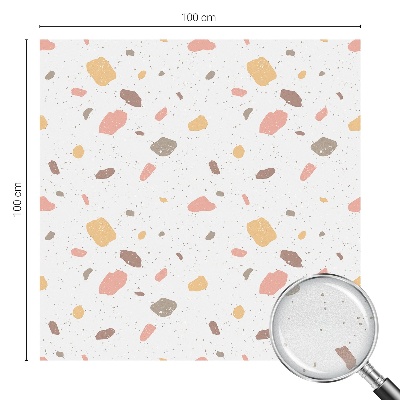 Klebefolie Fenster Sichtschutz Abstrakter Terrazzo