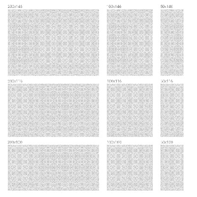 Folie für Fenster blickdicht Blumensymmetrie