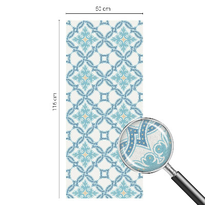 Sichtschutzfolie Fenster Buntglasoptik Klassische Symmetrie