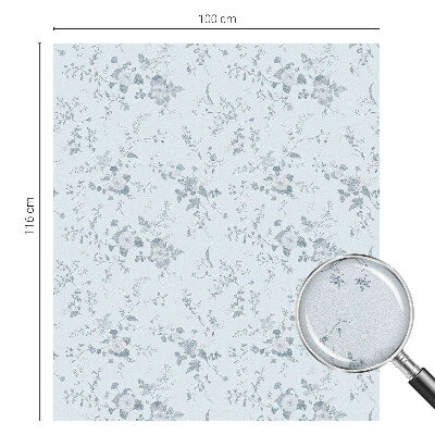 Klebefolie Fenster Sichtschutz Zarte Blüten