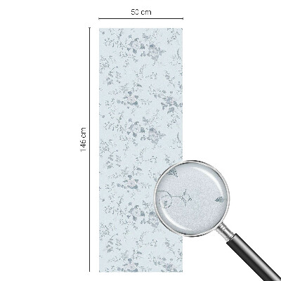 Klebefolie Fenster Sichtschutz Zarte Blüten