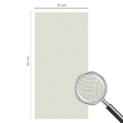 Fensterfolie Sichtschutz Geschwungene Linien