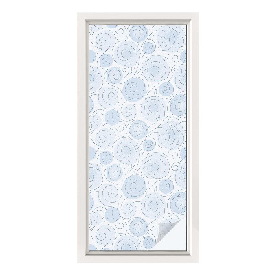 Folie für Fenster blickdicht Spiralmuster