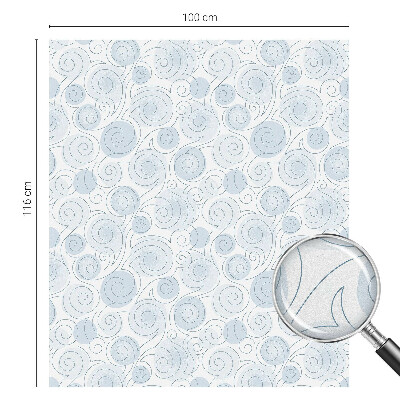 Folie für Fenster blickdicht Spiralmuster