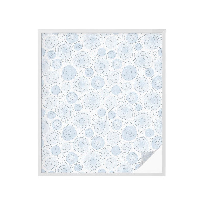 Folie für Fenster blickdicht Spiralmuster