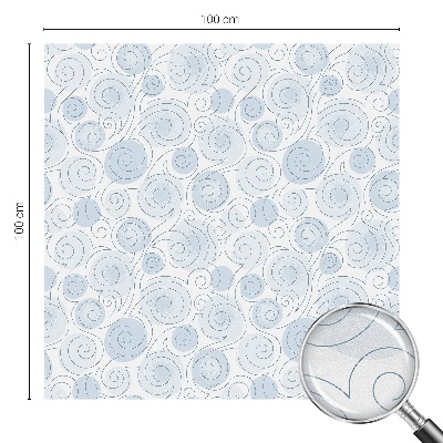 Folie für Fenster blickdicht Spiralmuster