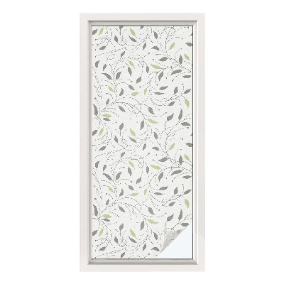 Fensterfolie Sichtschutz Blätter von Trieben