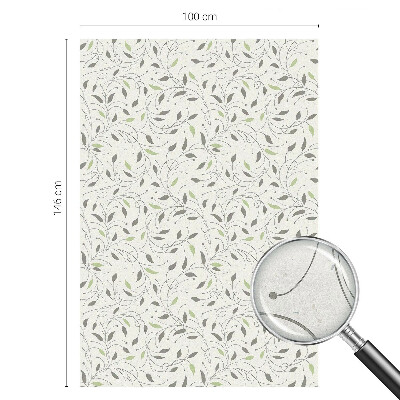 Fensterfolie Sichtschutz Blätter von Trieben