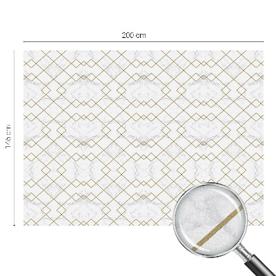 Sichtschutzfolie Fenster Buntglasoptik Geometrische Linien