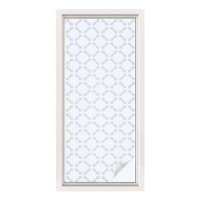 Klebefolie Fenster Sichtschutz Geometrische Eleganz