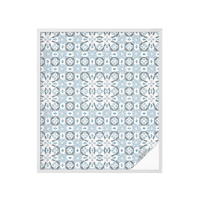 Sichtschutz Klebefolie Buntglasoptik Geometrische Muster