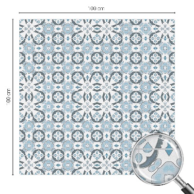 Sichtschutz Klebefolie Buntglasoptik Geometrische Muster