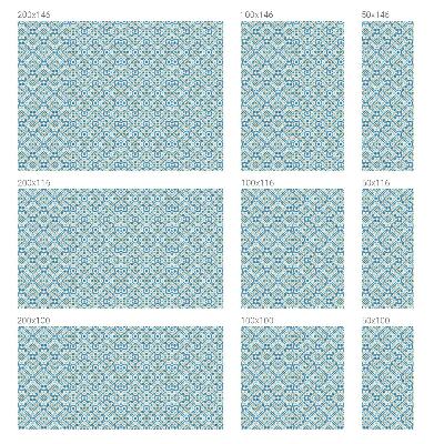 Sichtschutzfolie Fenster Buntglasoptik Geometrische Rosetten