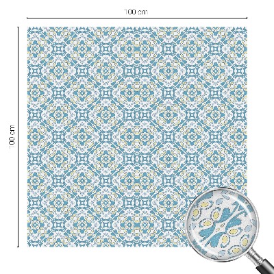 Sichtschutzfolie Fenster Buntglasoptik Geometrische Rosetten