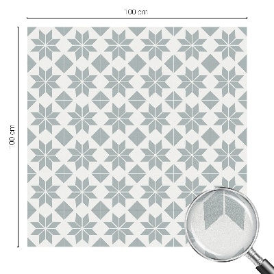 Fensterfolie Sichtschutz Geometrische Sterne