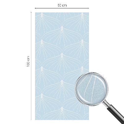 Sichtschutzfolie Fenster Buntglasoptik Harmonische Fans