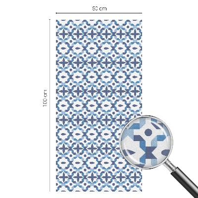 Sichtschutz Klebefolie Buntglasoptik Harmonisches Muster