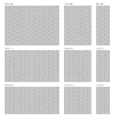 Folie für Fenster blickdicht Hexagonale Körper