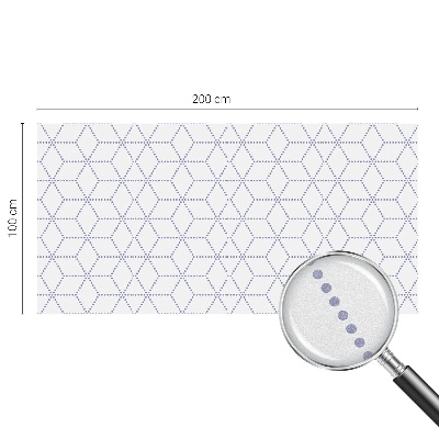 Sichtschutzfolie Fenster Buntglasoptik Lila Rauten