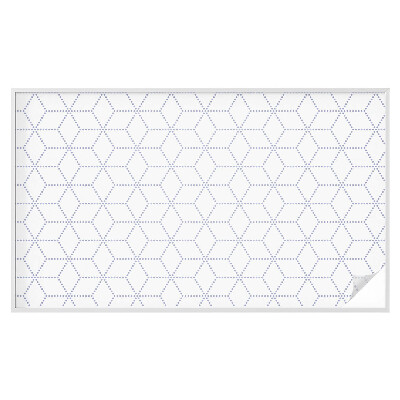 Sichtschutzfolie Fenster Buntglasoptik Lila Rauten