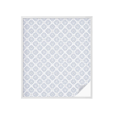 Sichtschutzfolie Fenster Buntglasoptik Zarte Rosetten