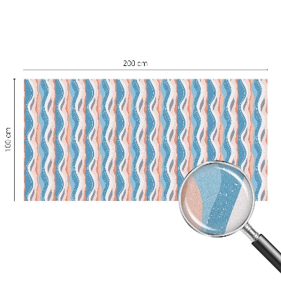Fensterfolie Sichtschutz Wellenförmiger Rhythmus