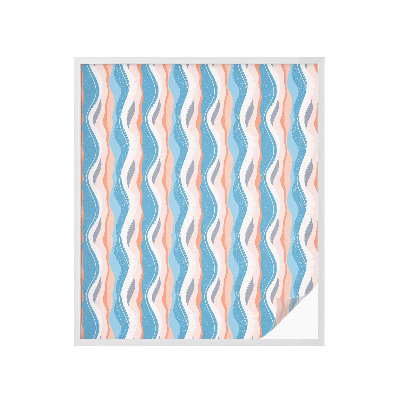 Fensterfolie Sichtschutz Wellenförmiger Rhythmus