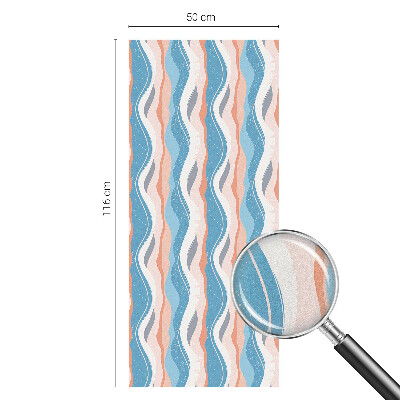 Fensterfolie Sichtschutz Wellenförmiger Rhythmus