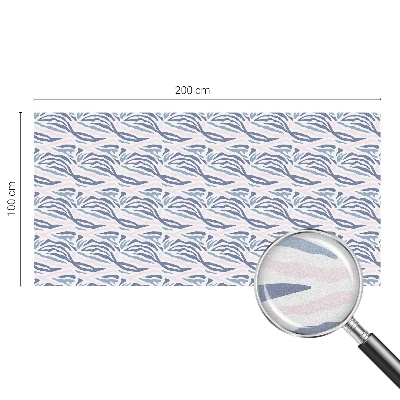 Sichtschutz Klebefolie Buntglasoptik Zebra-Muster