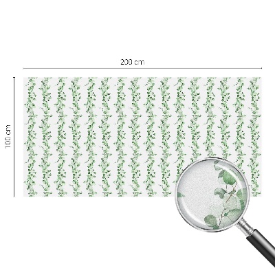 Klebefolie Fenster Sichtschutz Grüne Girlanden