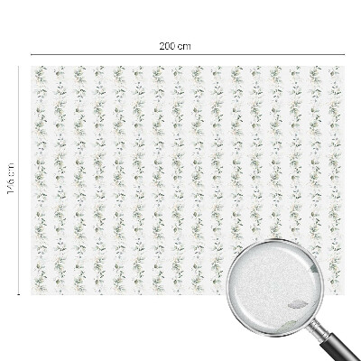 Sichtschutzfolie Fenster Buntglasoptik Pflanzenzauber