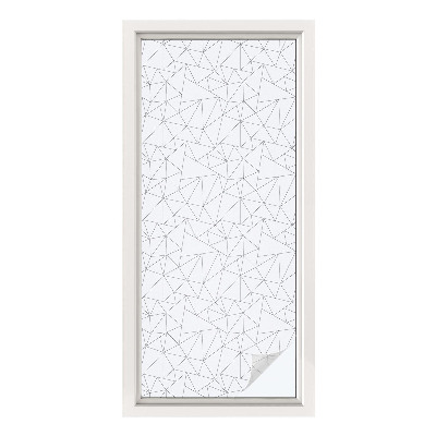 Fensterfolie Sichtschutz Geometrische Muster