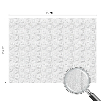 Sichtschutzfolie Fenster Buntglasoptik Graue Bögen