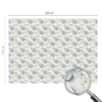 Sichtschutzfolie Fenster Buntglasoptik Florale Eleganz