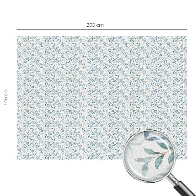 Sichtschutz Klebefolie Buntglasoptik Idyllische Blätter