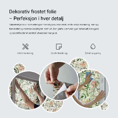 Klebefolie Fenster Sichtschutz Ovale Formen