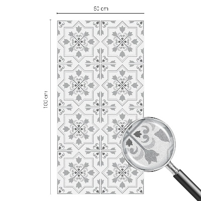 Fensterfolie Sichtschutz Symmetrische Ornamente