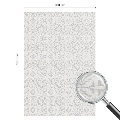 Sichtschutz Klebefolie Buntglasoptik Pflanzenornamente