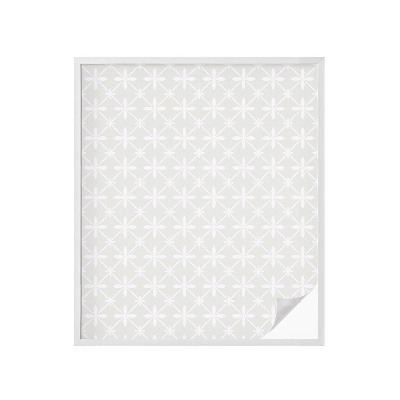 Sichtschutzfolie Fenster Buntglasoptik Blumensymmetrie