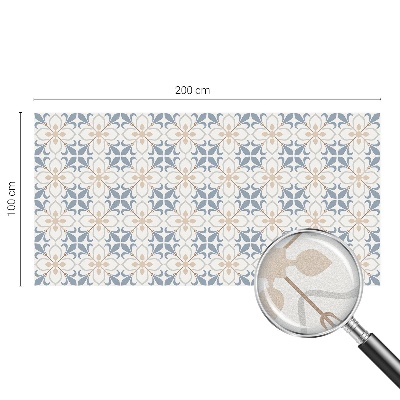 Sichtschutzfolie Fenster Buntglasoptik Blumenschönheit