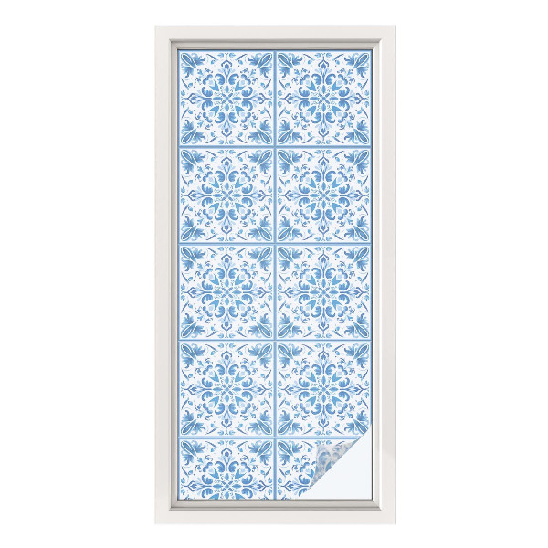 Fensterfolie Sichtschutz Blumenschmuck